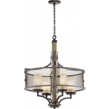 Kichler 52601CPZ Niva LED 8 inch Champagne Bronze Semi Flush Mount